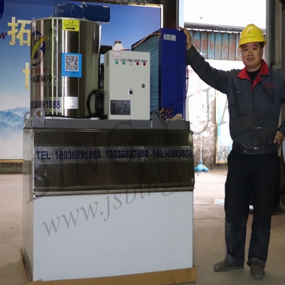 De Vlokmachine 1ton van het hoge Prestaties3.94kw~90kw Commerciële Ijs