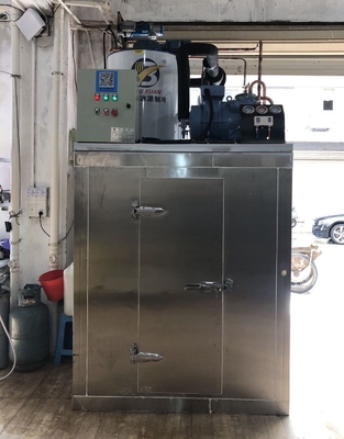 1 2 3 5 10 Ton Easy Control Air Cooling Machine van de Ijsvlok voor Vissen Hoge Betrouwbaar