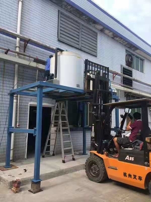 van het de Sneeuwvlokijs van 70kw 10ton de Makermachine voor Overzees Voedselkoeler