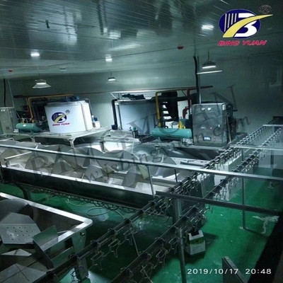 Het verdampings Koelen 15tons/Day PLC van de de Makermachine van de Ijsvlok Controle