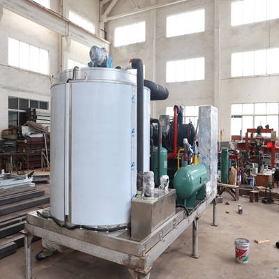 Het verdampings Koelen 15tons/Day PLC van de de Makermachine van de Ijsvlok Controle