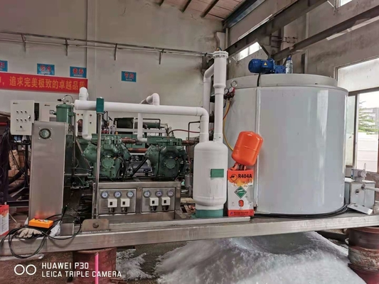SUS304 grote Ijs het Maken Machine Concreet Koelmateriaal 30ton/Day