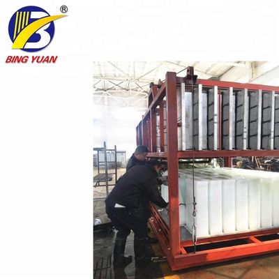 Van het het Blokijs van R404A 2.7KW 10000KG de Makermachine, 10 Ton Ice Block Making Machine