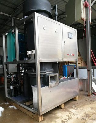 2 ton 22mm Lucht Gekoelde Ijsmachine, Automatische Ijs het Maken Machine